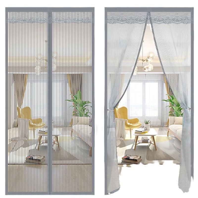夏季魔术贴防蚊门帘块家用磁性粘窗纱磁自免打孔帘子加密门,淘宝优惠券,粉丝福利购,淘宝优惠卷
