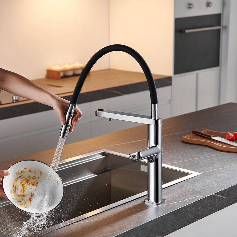 跨境外贸智能触控感应全铜冷热厨房净水龙头家用洗菜盆洗碗池龙头,淘宝优惠券,粉丝福利购,淘宝优惠卷