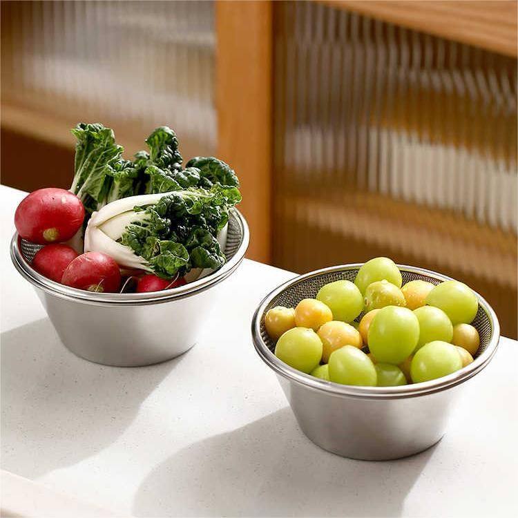 304不锈钢沥水篮迷你果双层篮小号打蛋厨房淘米洗家用菜篮过滤,淘宝优惠券,粉丝福利购,淘宝优惠卷