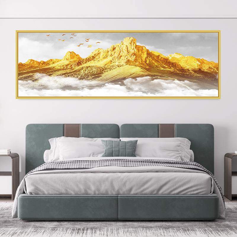 店管家床头装饰画宾馆静心床头自背靠贴画金山粘贴墙壁画画,淘宝优惠券,粉丝福利购,淘宝优惠卷