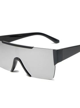 2023网红爆款墨镜水印时尚个性连体片滑雪镜太阳镜墨镜女跨境