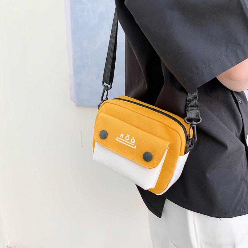 新品 日系帆布小包包女斜挎2023新款可爱百搭手机包个性学生单肩,淘宝优惠券,粉丝福利购,淘宝优惠卷