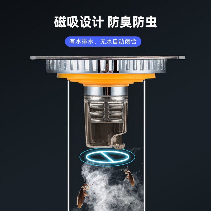 新品 翻新替换地漏盖卫生间防臭地漏盖防虫神器地漏芯防堵过滤网,淘宝优惠券,粉丝福利购,淘宝优惠卷
