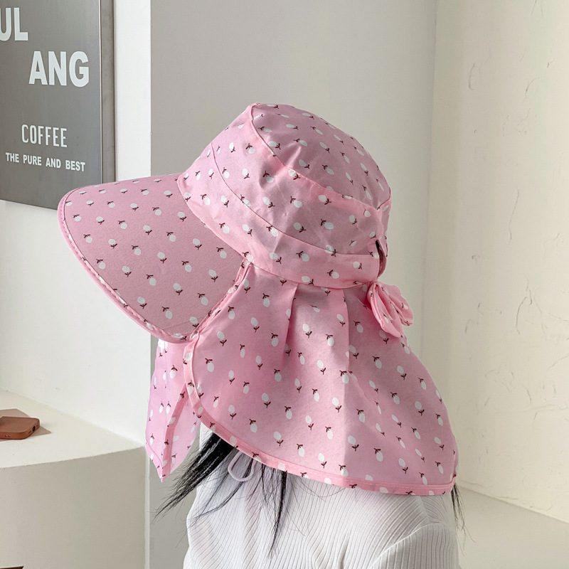 新品 2023新款防晒帽女夏季骑行渔夫帽面罩运动遮阳帽韩版采茶帽,淘宝优惠券,粉丝福利购,淘宝优惠卷