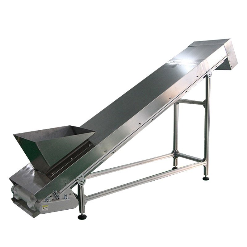 裙边挡板爬坡输送机不锈钢护罩裙边格挡爬坡输送线传送带设备供应,淘宝优惠券,粉丝福利购,淘宝优惠卷