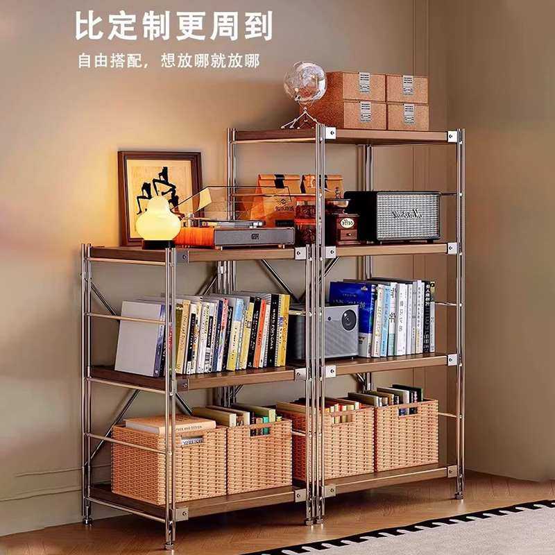 新款厨房日式置物架落地光轴多层微波炉烤箱收纳架阳台货架展示架,淘宝优惠券,粉丝福利购,淘宝优惠卷