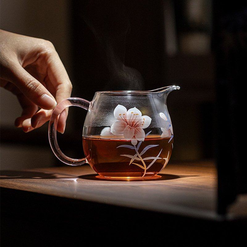 墨己瑞璃耐高温玻璃公烫海透明杯配件公道茶茶道杯茶器分防手把,淘宝优惠券,粉丝福利购,淘宝优惠卷