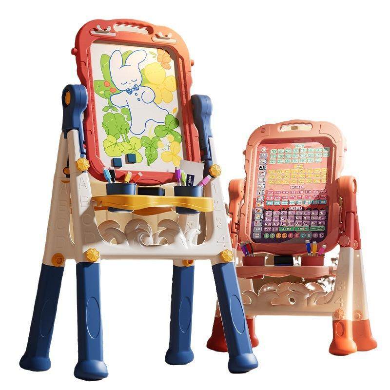 儿童双面磁性画板玩具支架涂鸦写字板式家用点读机多功能拼音黑板,淘宝优惠券,粉丝福利购,淘宝优惠卷