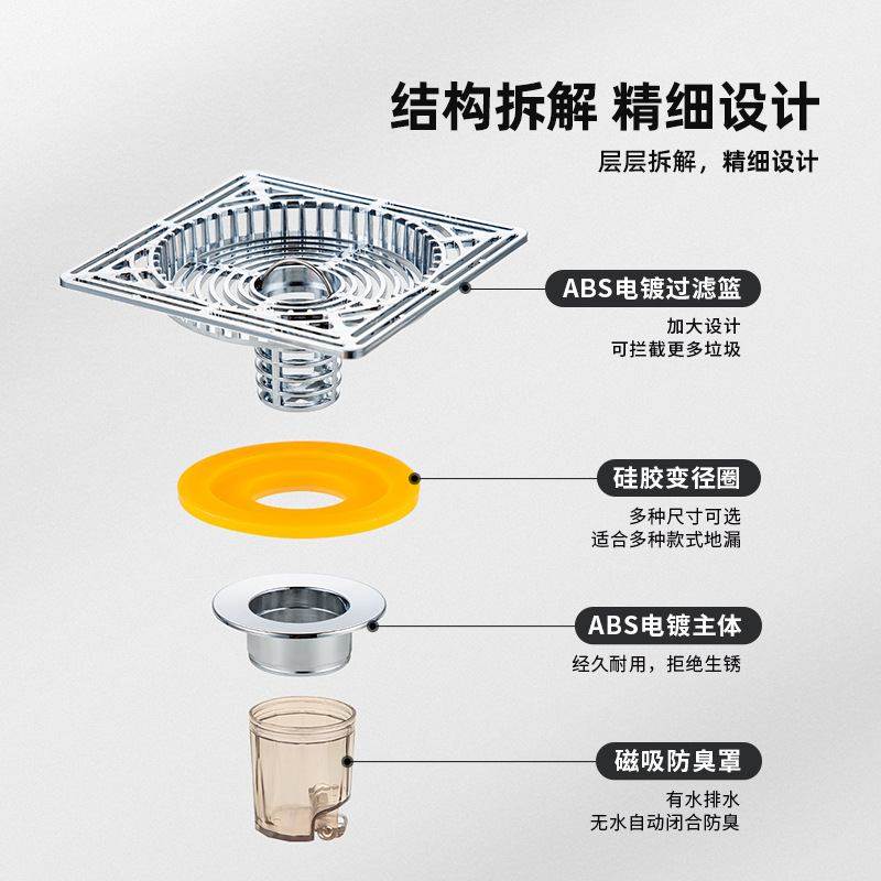 新品 翻新替换地漏盖卫生间防臭地漏盖防虫神器地漏芯防堵过滤网,淘宝优惠券,粉丝福利购,淘宝优惠卷