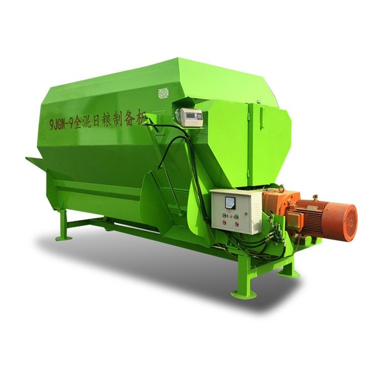 单轴5方混草搅拌机粉碎打包稻草TMR制备机青贮秸秆粉碎拌草一体机,淘宝优惠券,粉丝福利购,淘宝优惠卷