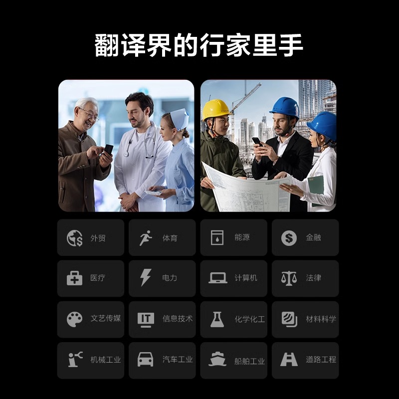 【官方正品】科大讯飞双屏翻译机多国语言高端商务翻译神器随身出国旅游实时同声翻译英语日语离线翻译器4.0 - 图3