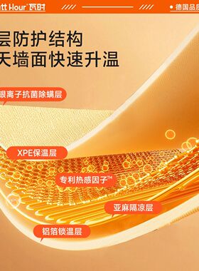 【瓦时】保温墙贴加厚款4.8mm室内防寒家用自粘保暖墙纸防霉防潮