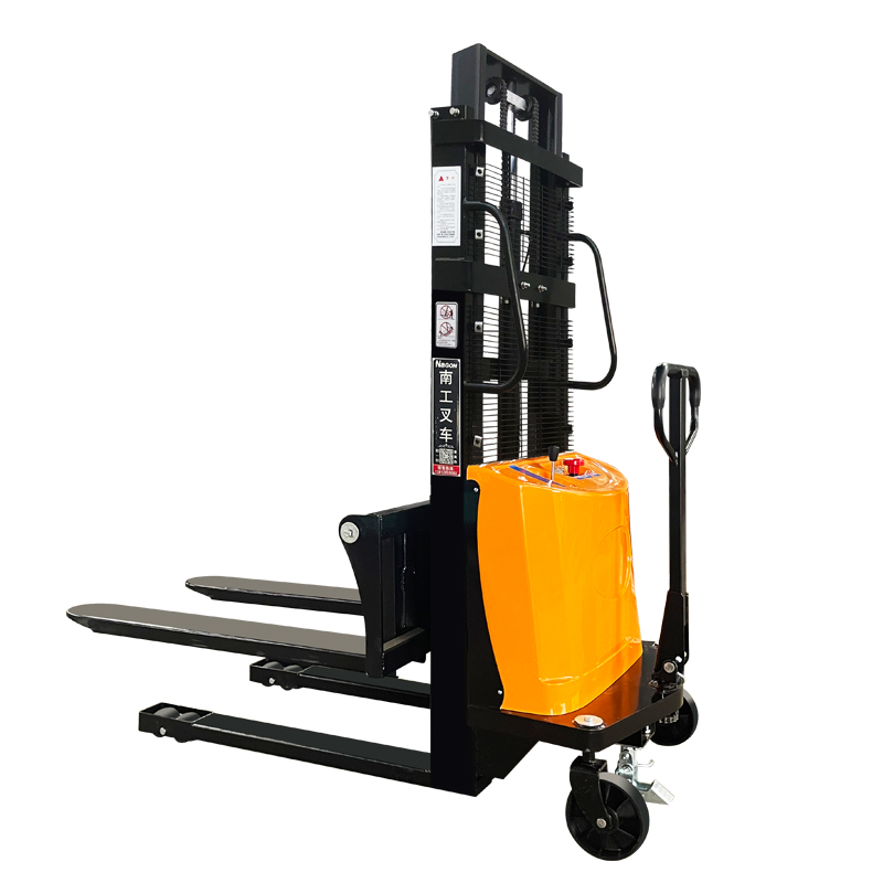 南工半电动堆高车1吨2吨叉车装卸车液压升降车电瓶铲车搬运堆垛车 - 图3