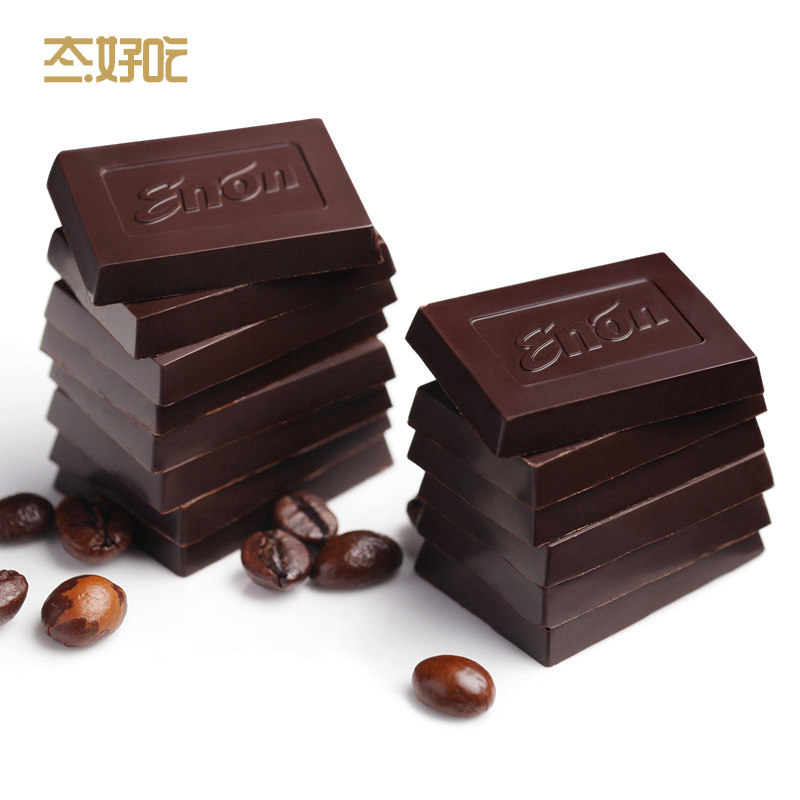 态好吃黑纯黑纯苦高纯度纯巧克力 态好吃食品黑巧克力