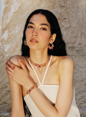 Simple Rituals 25新 意大利手工小众夏日之爱系列夏意花语手链