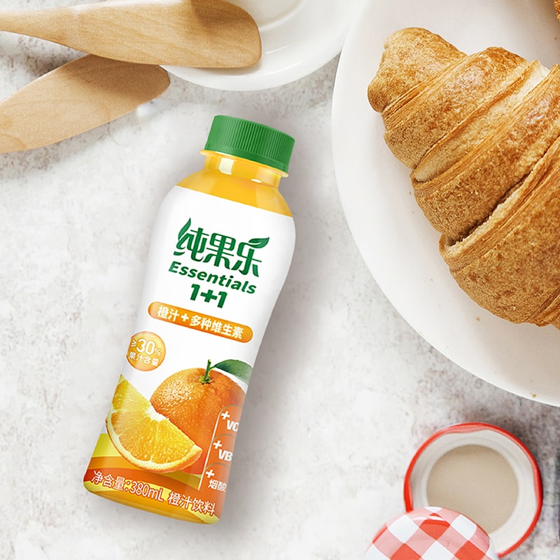 纯果乐Essentials1+1橙汁葡萄汁380ml*15瓶水果味混合果汁饮料