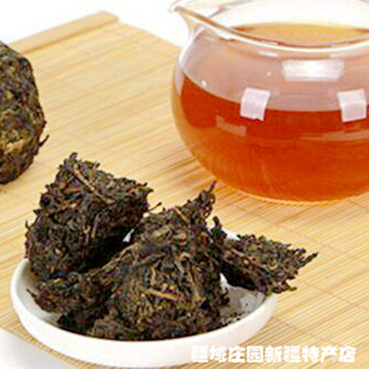 新疆特产叶尔羌砖茯茶奶茶解腻配抓饭刮油1500克餐厅饭店专用包邮 - 图3