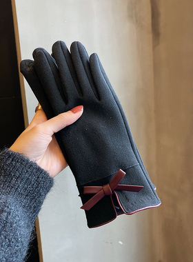 女性分指朋友百搭手套