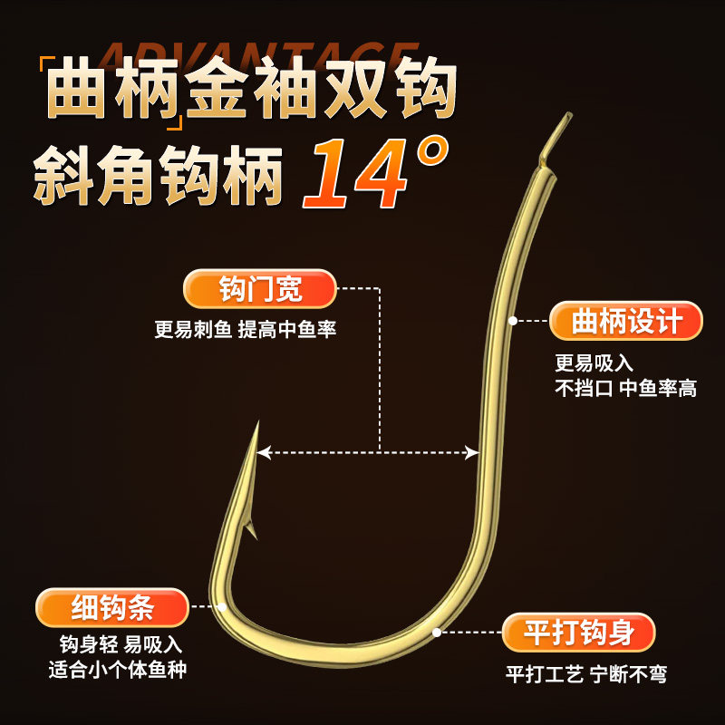 双钩绑好免调漂线组成品钓鱼线主线套装全套正品鱼钩鲫鱼专用5米4,淘宝优惠券,粉丝福利购,淘宝优惠卷