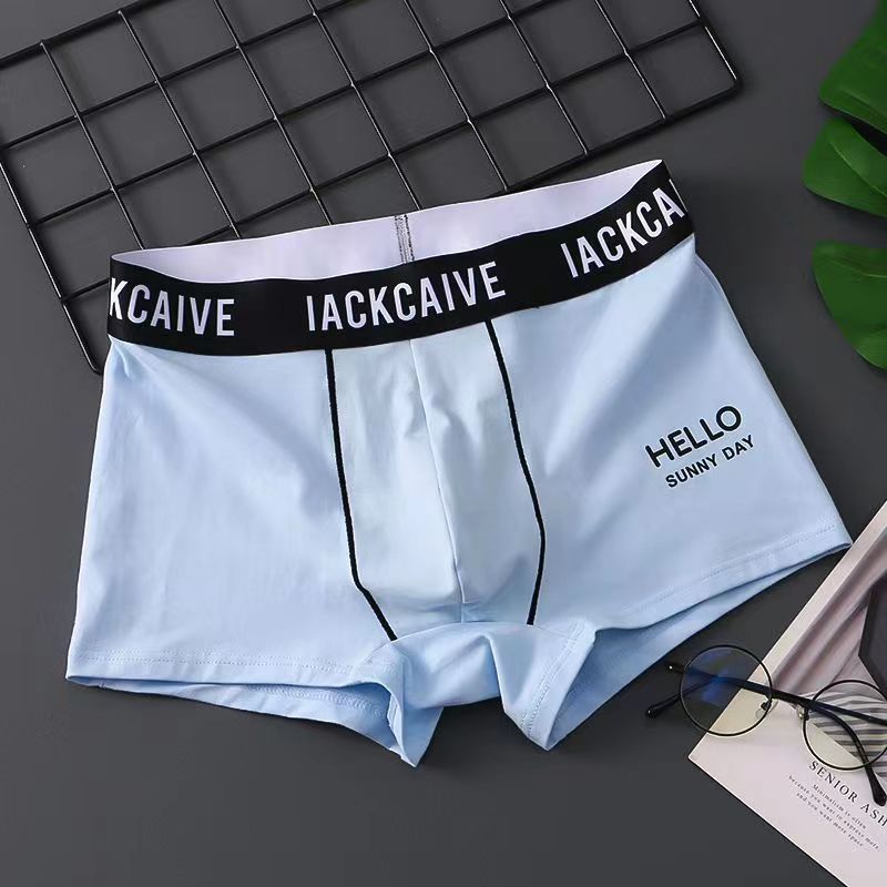 Boxer Men Underwear Cotton Letter Ropa Interior Hombre Mens - 图3