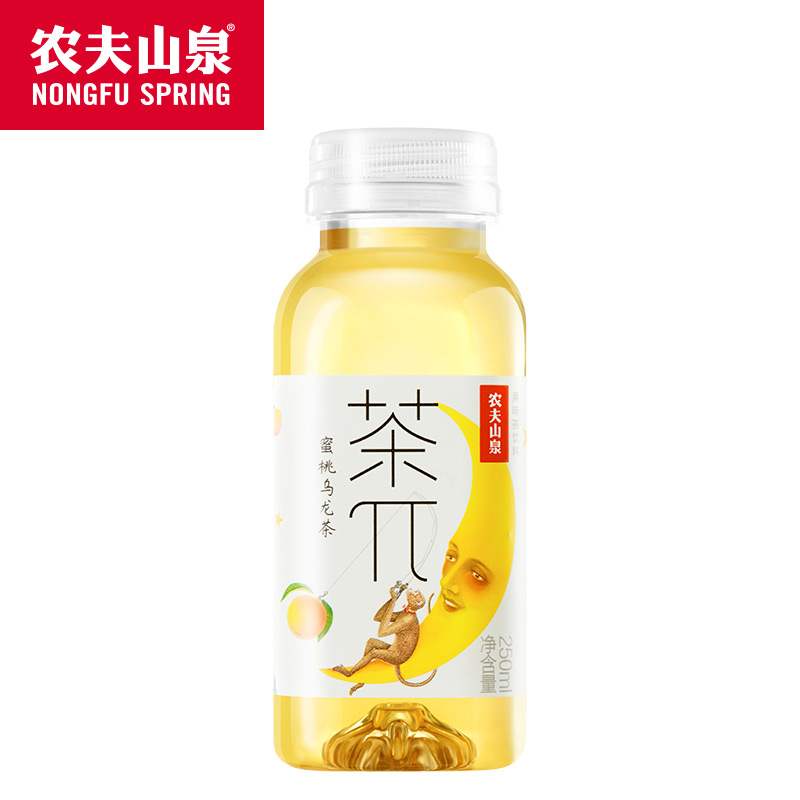 农夫山泉茶派迷你装小瓶装250ml*12瓶柠檬红茶蜜桃乌龙茶果味饮料