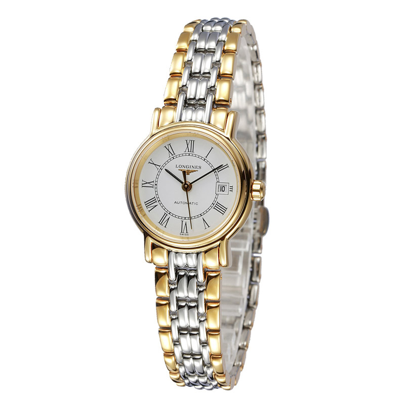 瑞士浪琴瑰丽系列罗马间金机械女表 恒源顺海外瑞士腕表