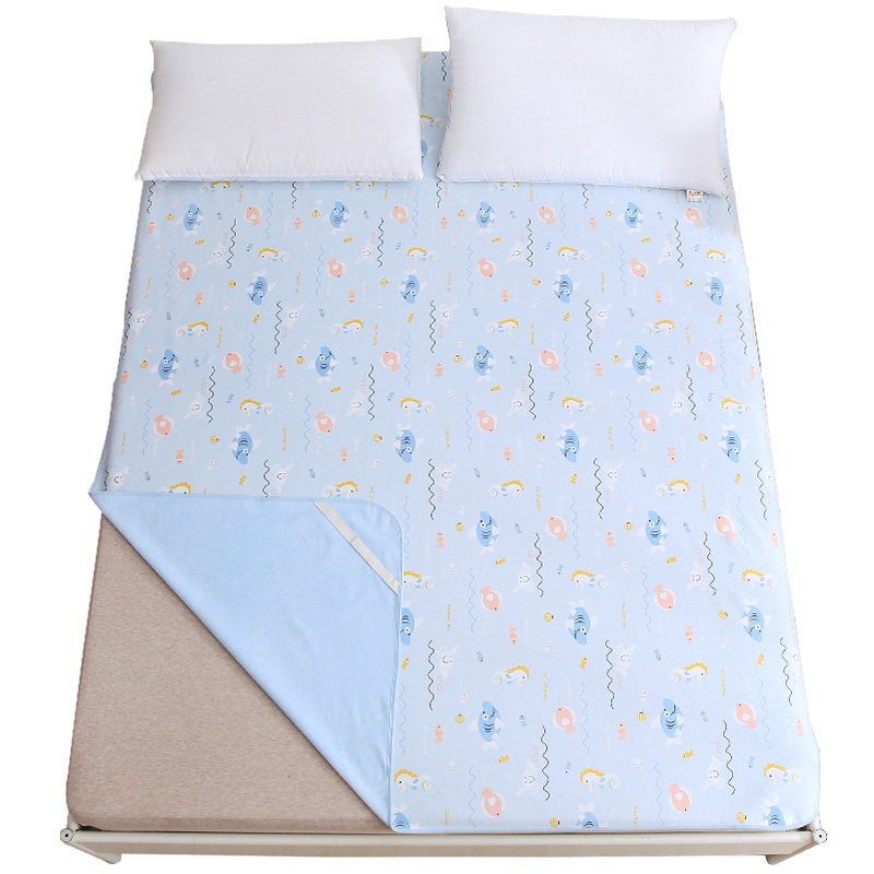 纯棉隔尿垫大尺寸婴儿防水可洗透气 茵蓓艾隔尿床垫