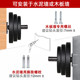 Wall barbell rack storage rack storage rack size hole barbell display rack home indoor fitness