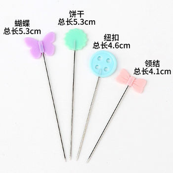 Tailor clothes positioning white fixed needle pearlescent diy handmade big needle bead needle clothes sewing pearl shaping