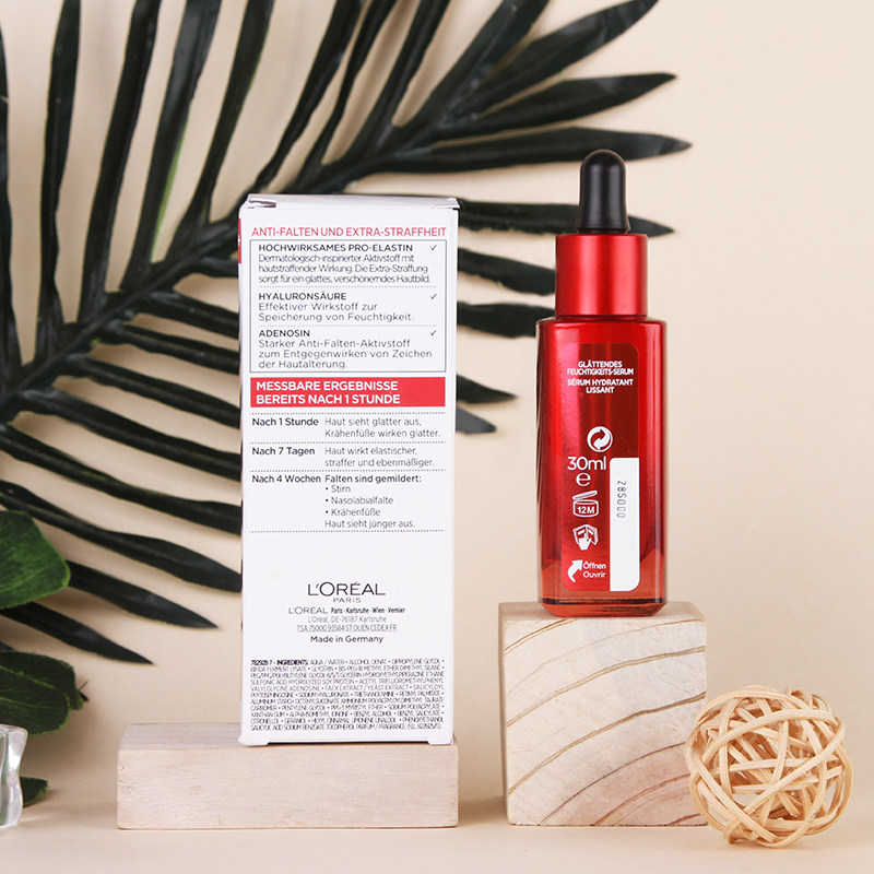 欧莱雅复颜面部亮肤红参补水精华液 Muller海外液态精华