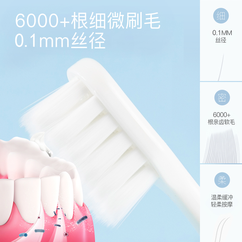 ITO艾特柔宽头成人高密度软毛细微刷毛清洁牙刷4支组合装手动