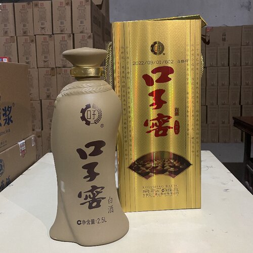老款46度口子窖五年五斤装2500ml大瓶安徽纯粮兼香型酒2.5L - 图0
