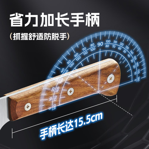 王麻子砍骨刀斩骨头专用斧头家用剁骨断骨加厚商用重型屠夫大坎刀 - 图2