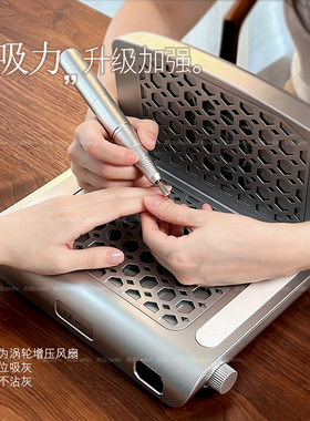 梨温美甲双涡轮增压大吸力吸尘器