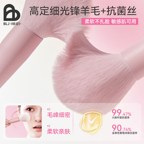 BLJ化妆刷子迷你便携套装动物毛眼影遮瑕腮红修容初学者全套工具 - 图1
