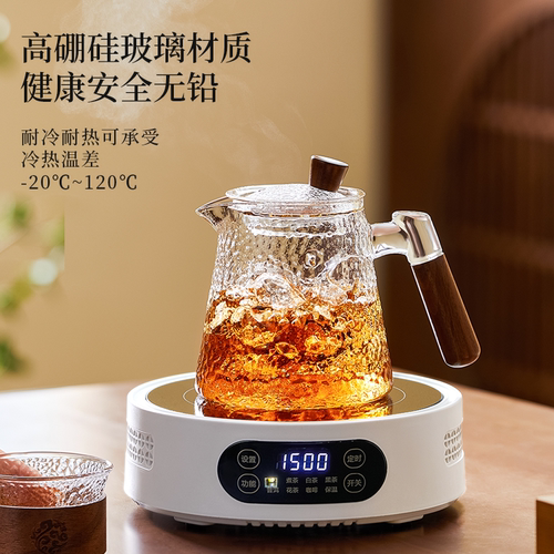 忆壶茶玻璃茶壶泡茶家用茶水分离花茶壶茶具耐热单壶办公泡茶神器 - 图1