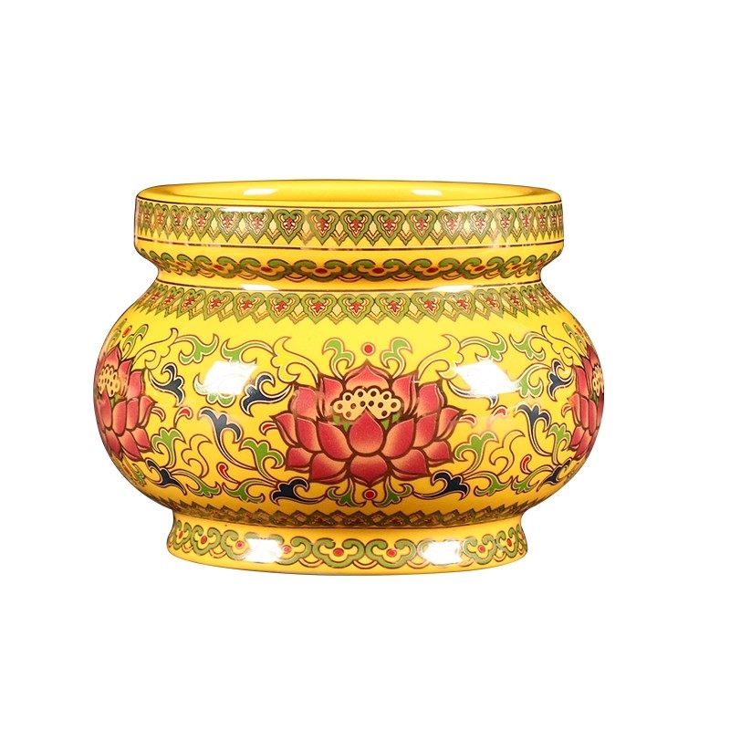 香炉家用室内陶瓷烧香炉香薰插香大香炉上供沙金供佛小香炉碗佛具,淘宝优惠券,粉丝福利购,淘宝优惠卷