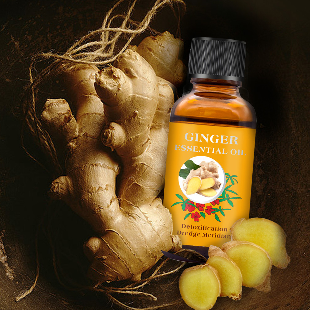 生姜按摩油Plant Essential Oil Ginger Massage body oil - 图2