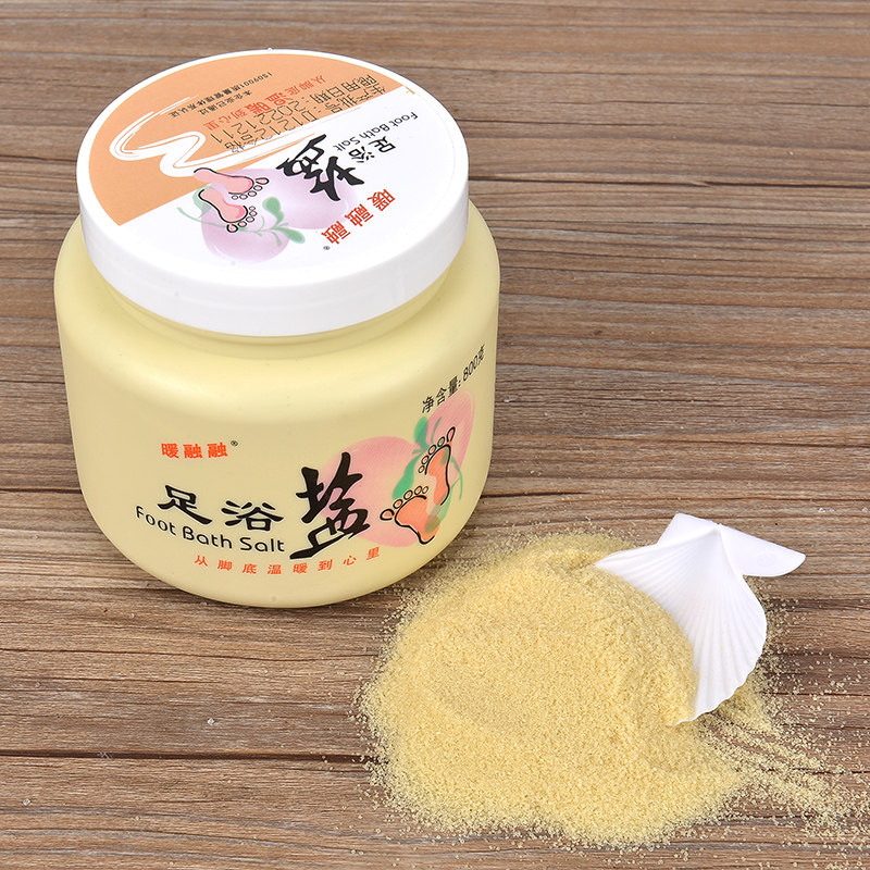 浙生产海盐泡脚搓脚止痒去足浴盐 rqw浴盐
