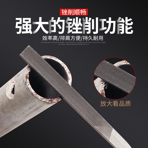 信工什锦锉刀套装小型钢挫刀金属打磨工具扁平三角半圆形超细搓刀 - 图3