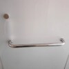 Sliding 304 bathroom single sliding door L-shaped handle three-hole shower room handle stainless steel bathroom bathroom