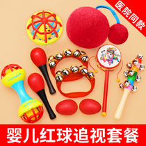 Early teaching of newborn children Toys 0 1 6 months pursuit of red ball hearing vision training baby 3 vision 2 small