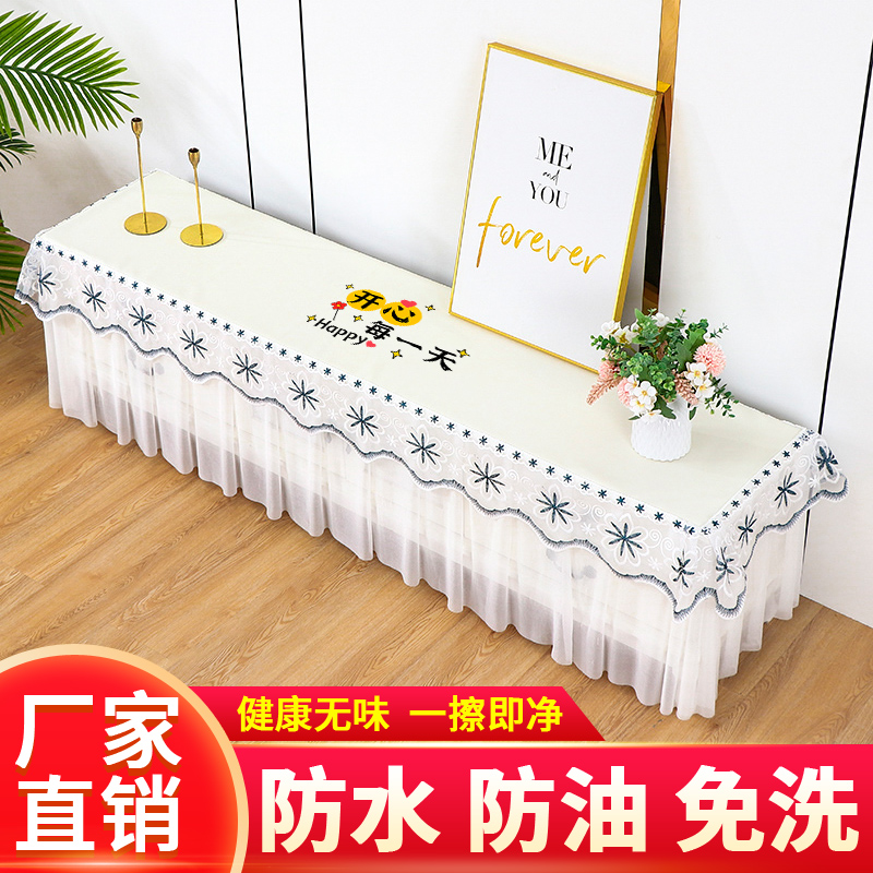 2023年新款电视柜罩组合电视柜通用茶几桌布皮革防水免洗现代简约 - 图2