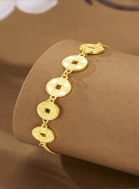 2025新款S925纯银钱币手链