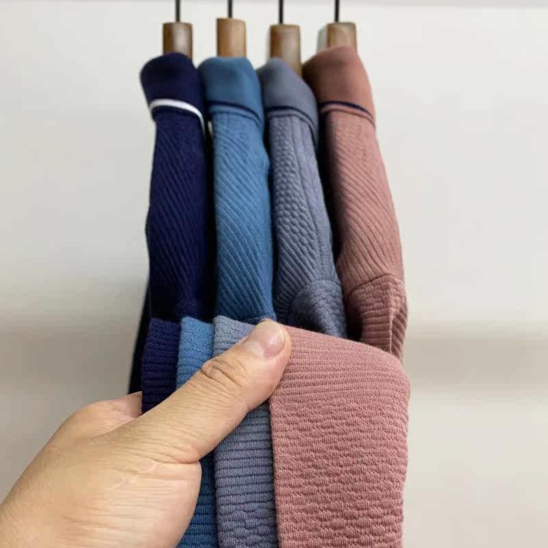 男士长袖2021新款纯棉带领丅恤保罗 楼麦T恤