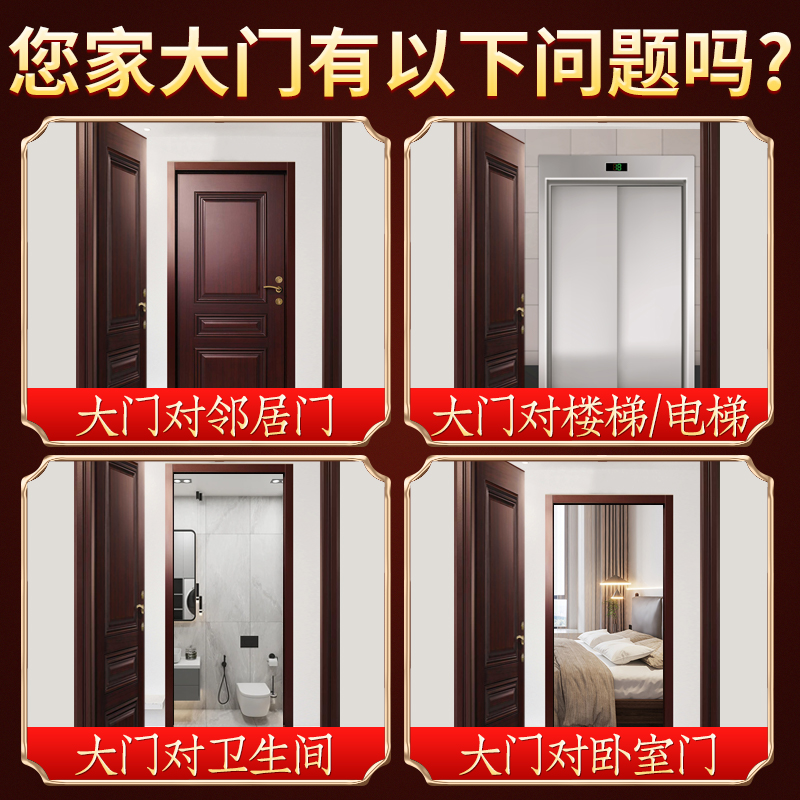 五帝钱门对门葫芦挂件黄铜天然开真品铜钱黄绳胡芦入户门口吉祥结