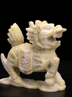 仿古风麒麟摆件办公室家居装饰