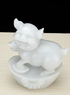 风水财运生肖猪客厅玄关工艺品