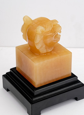 福雅禄天然黄玉虎年吉祥物