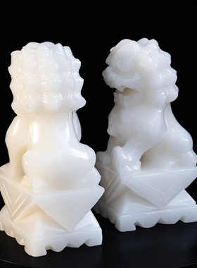 财位风水雄狮摆件北京狮